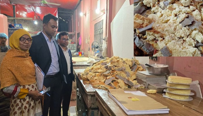 বগুড়ায় দুই বেকারিকে ৭০ হাজার টাকা জরিমানা