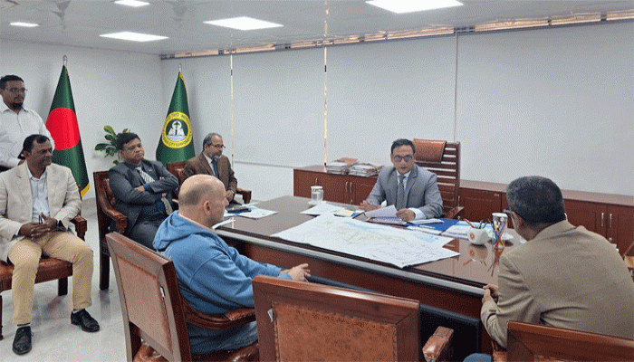 রাজশাহী ওয়াসার সাথে রাসিক প্রশাসকের সভা অনুষ্ঠিত