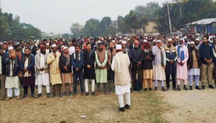 তানোরে জামায়াতের আয়োজনে গায়েবানা জানাজা অনুষ্ঠিত