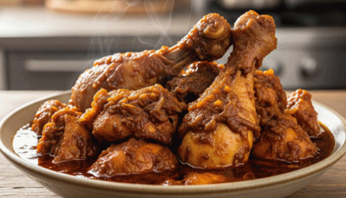 নামমাত্র উপকরণ দিয়ে বানিয়ে নিন আচারি চিকেন কষা