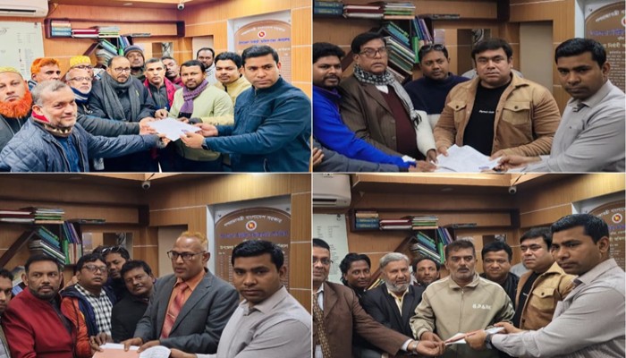 রাজশাহী-৫ আসনে ‘বিএনপির বঞ্চিত ৫ নেতার’ মনোনয়নপত্র সংগ্রহ