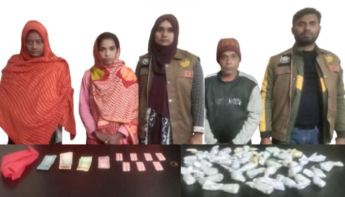 নগরীতে গাঁজা ও ট্যাপেন্টাডলসহ তিন মাদক কারবারী ডিবির জালে