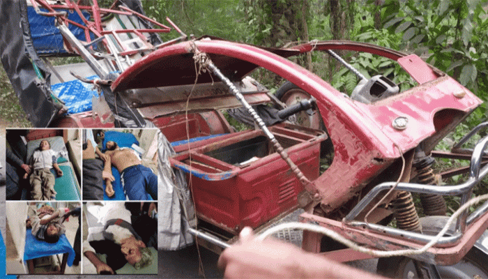 বাউফল-লেবুখালী মহাসড়কে অটোরিক্সা ও টমটমের সংঘর্ষে ২জনের মৃত্যু