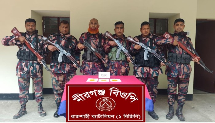 বাঘা বিজিবি’র অভিযানে ৩০০ পিস ইয়াবা জব্দ