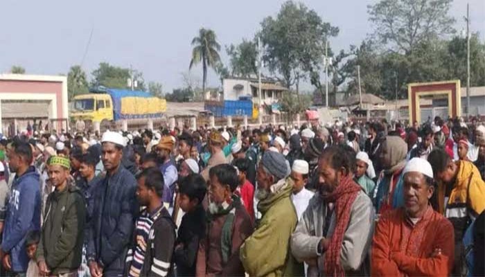 নিয়ামতপুরে খালেদা জিয়ার গায়েবানা জানাজা অনুষ্ঠিত