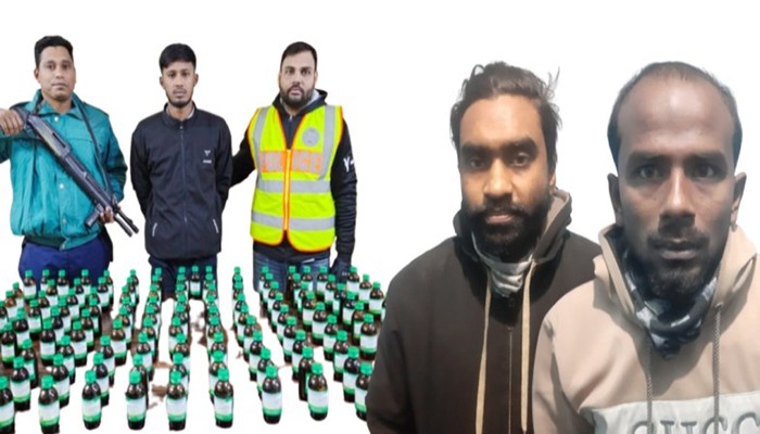 নগরীর পবা থানা ও কাটাখালি থানার অভিযানে মাদক সহ গ্রেফতার-৩