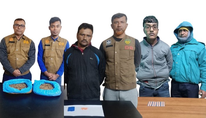 রাজশাহী নগরীতে দুই কারবারি গ্রেফতার