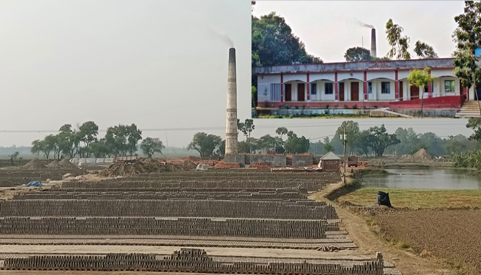 স্কুলের অদূরে ইটভাটা, স্বাস্থ্যঝুঁকিতে শিক্ষার্থীরা
