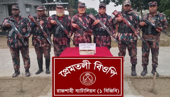 গোদাগাড়ী সীমান্তে ৫ হাজার ভারতীয় ইলেকট্রিক রেজিস্ট্যান্স জব্দ