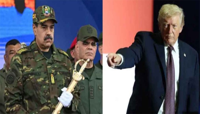 ভেনেজুয়েলার প্রেসিডেন্টকে স্ত্রীসহ ধরে নিয়ে গেছে মার্কিন সেনারা: ট্রাম্প