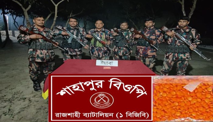 শ্যামপুর বালুরঘাটে বিজিবির অভিযানে বিপুল পরিমান ভারতীয় ইয়াবা জব্দ