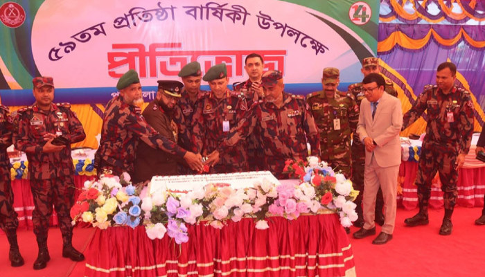 পত্নীতলা ব্যাটালিয়নের ৫৯তম প্রতিষ্ঠা বার্ষিকী উদযাপন