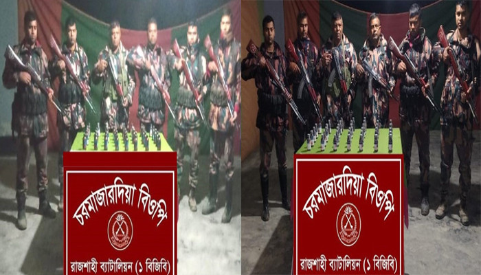 নগরীতে  বিজিবির পৃথক অভিযানে বিপুল পরিমাণ  ভারতীয় মাদক জব্দ