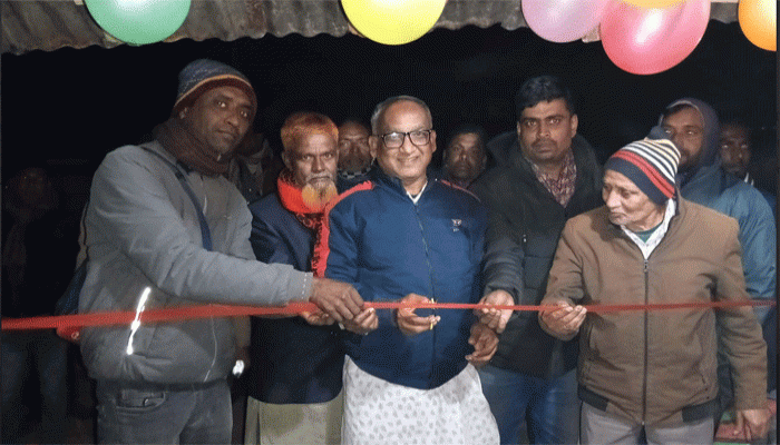 নিয়ামতপুরে ক্লাবের উদ্বোধন  ও নতুন কমিটির অভিষেক অনুষ্ঠিত