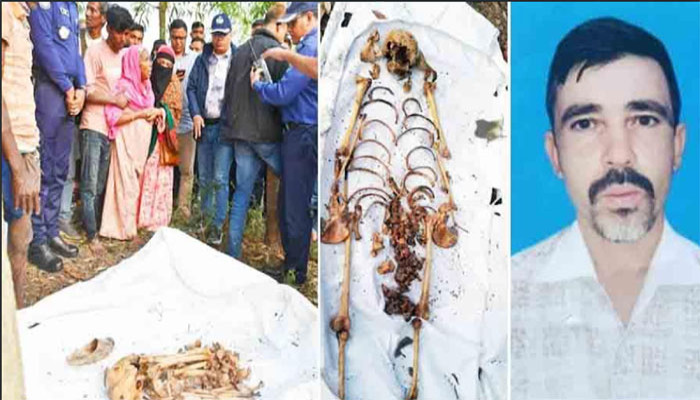 আত্রাইয়ে চাঞ্চল্যকর সুমন হত্যার রহস্য ১৯ মাস পরে উদঘাটন,ডোবা থেকে ভিকট্রিমের কঙ্কাল উদ্ধার, প্রধান আসামি গ্রেফতার