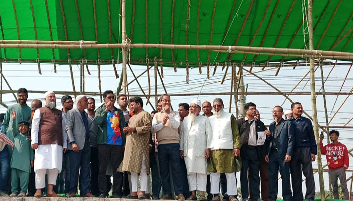 বিএনপি চেয়ারম্যান তারেক রহমানের সমাবেশ সফল করতে ঐতিহাসিক মাদ্রাসা ময়দান পরিদর্শন