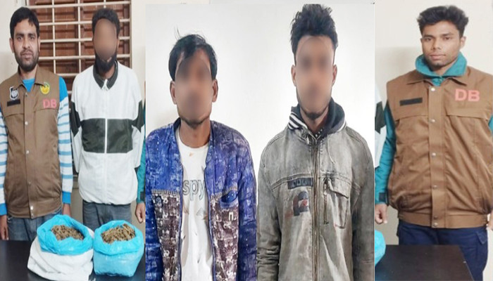 নগরীতে গাঁজা-সহ মাদক কারবারী গ্রেফতার-৩