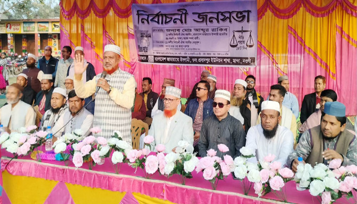 জামায়াত সরকারে গেলে সকল ধর্মের মানুষ নিরাপদ থাকবে খন্দকার আব্দুর রাকিব