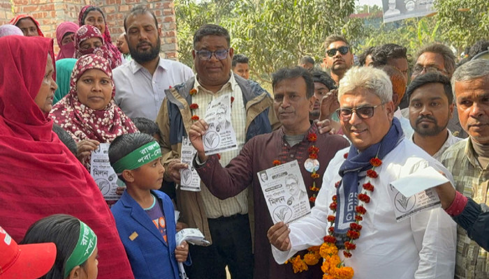 পবা-মোহনপুরে পরিবেশ ও কৃষি উন্নয়নে গুরুত্ব দেবে বিএনপি প্রার্থী মিলন