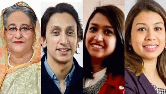 শেখ হাসিনার ১০, টিউলিপের ৪, রাদওয়ান ও আজমিনার ৭ বছর করে কারাদণ্ড