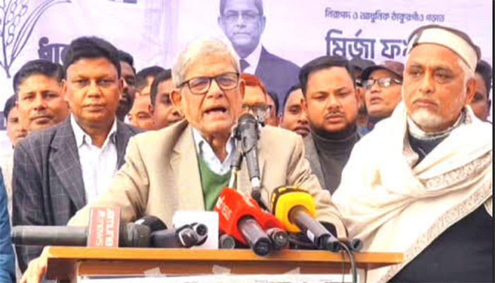 বাংলাদেশকে ‘আফগানিস্তানের পথে’ নিতে চায় জামায়াত- ঠাকুরগাঁওয়ে মির্জা ফখরুল