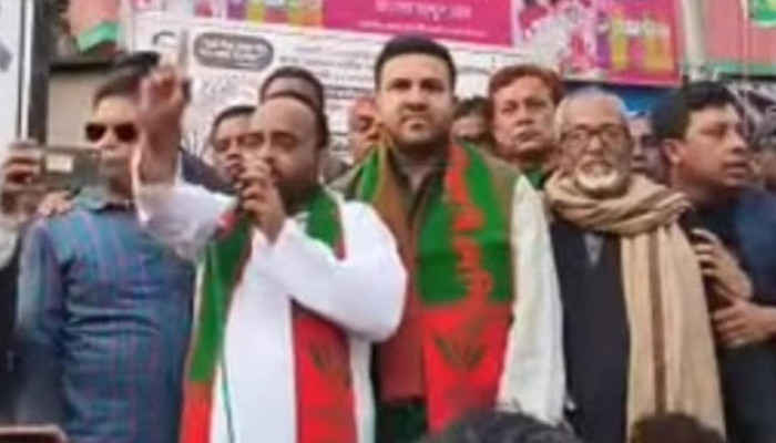 তানোরে বিএনপির স্মরণকালের সর্ববৃহৎ প্রচার মিছিল