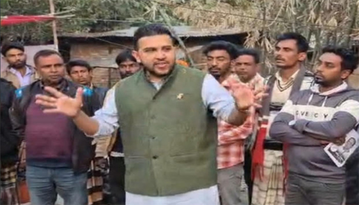 তানোরে শরীফ পুত্রের গণসংযোগ