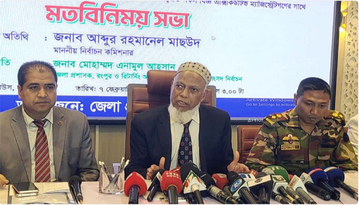 নির্বাচনে কোনো ধরনের ইঞ্জিনিয়ারিংয়ের সুযোগ নেই : ইসি মাছউদ