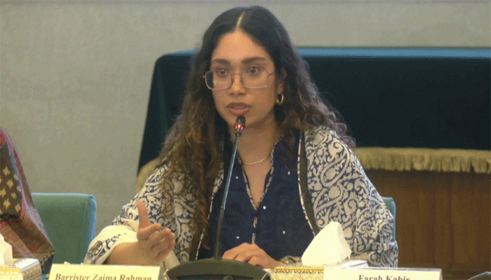 নারীদের নিরাপত্তার দায়িত্ব নিতে হবে রাজনৈতিক দলকে: জাইমা রহমান