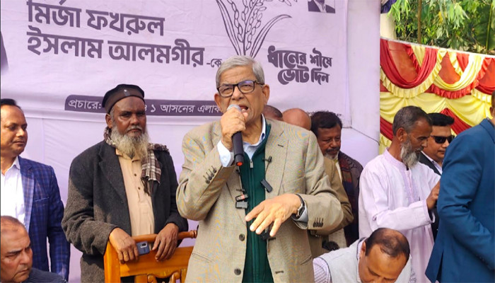 রাষ্ট্র যেভাবে চালানো হচ্ছিল- যারা চালিয়েছিল তারা আজ পালিয়েছে  গেছে ,ঠাকুরগাঁওয়ে মির্জা ফখরুলের