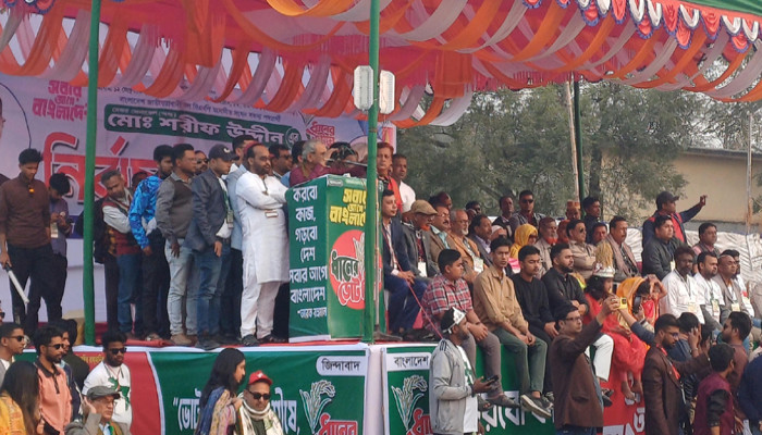 তানোরে বিএনপির স্মরণকালের সর্ববৃহৎ নির্বাচনী সভা