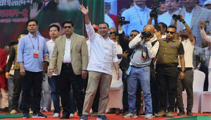 রয়টার্সের প্রতিবেদন ক্ষমতার দ্বারপ্রান্তে তারেক রহমান