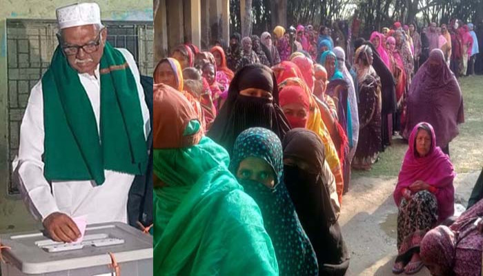 ​দেশ ব্যাপী ভোট বর্জন পরিচিতি পাওয়া মাড়িয়া কেন্দ্রে ভোট উৎসব