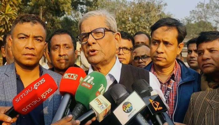 ভোট এবার এতটা উৎসবমুখর হবে, ভাবেনি কেউ: ঠাকুরগাঁওয়ে মির্জা ফখরুল