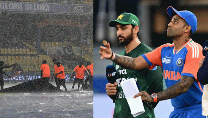 বৃষ্টিতে ভারত-পাকিস্তান ম্যাচ পরিত্যক্ত হওয়ার শঙ্কায়