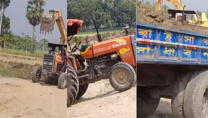 মোহনপুরে সরকারি বরাদ্দে পুকুর খনন! মাটি ক্রয় নাকি ব্যক্তিগত পুকুর খনন ?