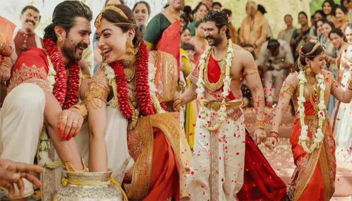 বিয়ে সম্পন্ন বিজয়-রাশমিকার