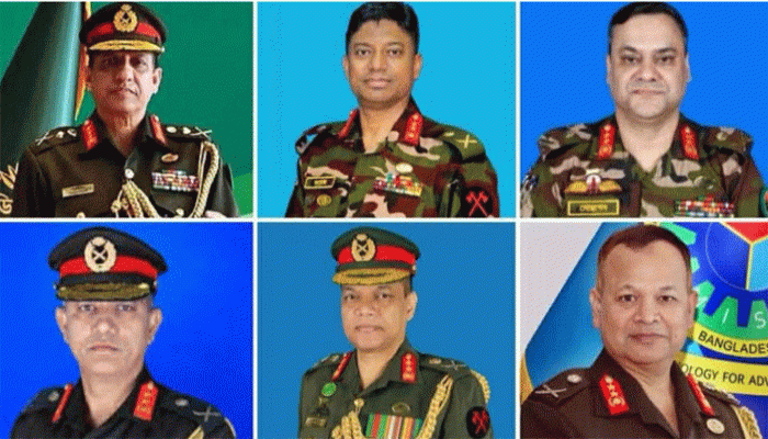 দ্বিতীয় দফায় সেনাবাহিনীর শীর্ষ পর্যায়ে রদবদল