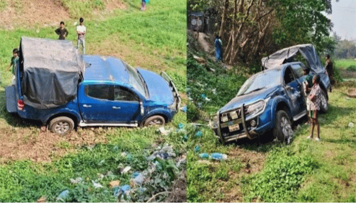 প্রতিমন্ত্রীর প্রটোকলে যাওয়ার পথে পুলিশভ্যান উল্টে আহত ৭