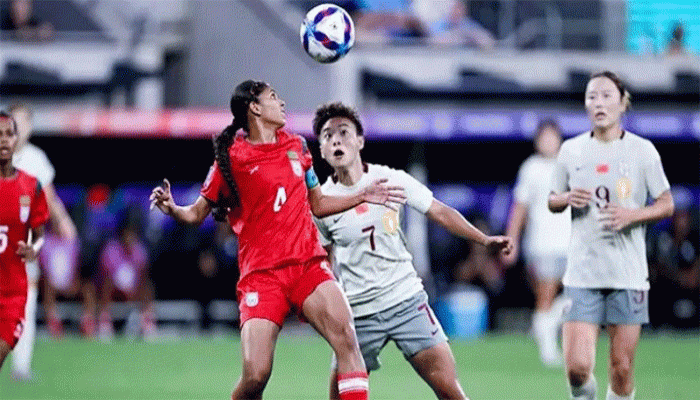 শক্তিশালী চীনের বিরুদ্ধে লড়াই করে হারলো বাংলাদেশ