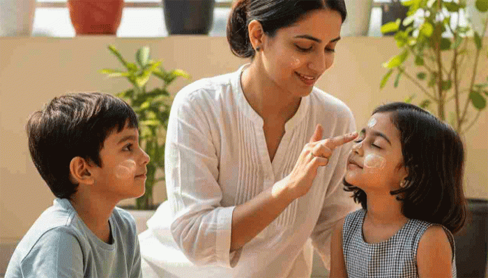 কেনা সানস্ক্রিনের রাসায়নিকেও পুড়তে পারে ত্বক, ছোটদের জন্য বাড়িতেই বানিয়ে দিন
