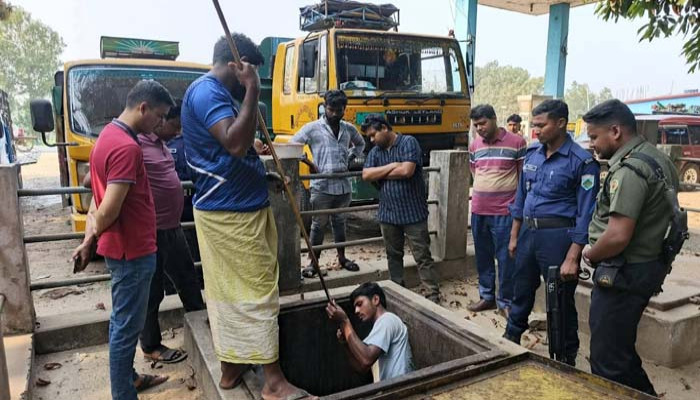 সিংড়ায় মাটির নীচে মিললো ১০ হাজার  লিটার জালানী তেল, ভাম্যমানে জরিমানা