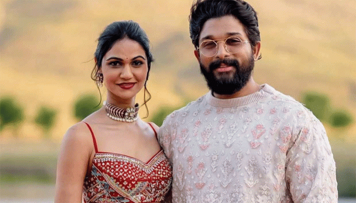 ভাইয়ের বিয়েতে নিজের স্ত্রীকে চমকে দিলেন অল্লু