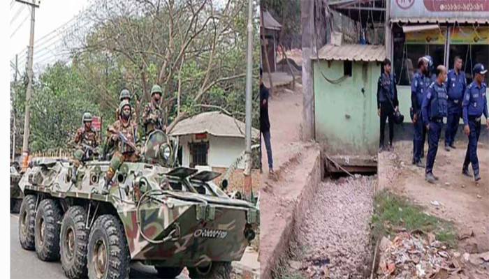 জঙ্গল সলিমপুরে সাঁড়াশি অভিযান, অস্ত্র-বিস্ফোরক উদ্ধারসহ আটক ১২