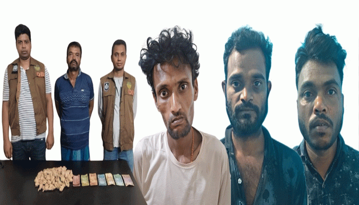 রাজশাহী নগরীতে চার মাদক কারবারী গ্রেফতার