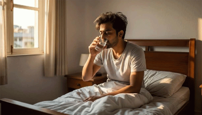 ঘুম থেকে উঠেই গলা শুকিয়ে আসে, নেপথ্যে থাকতে পারে আরও কিছু শারীরিক সমস্যা