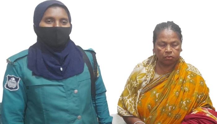 নগরীর বুধপাড়ায় গাঁজা-সহ নারী মাদক কারবারী গ্রেপ্তার