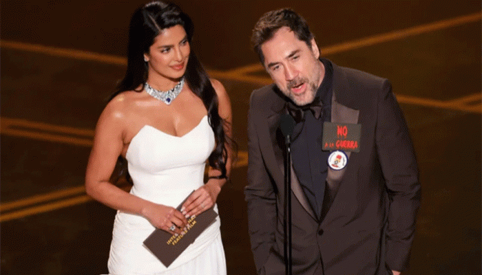 অস্কার মঞ্চে দাঁড়িয়ে ফিলিস্তিনের মুক্তির কথা বললেন জাভিয়ের বারডেম