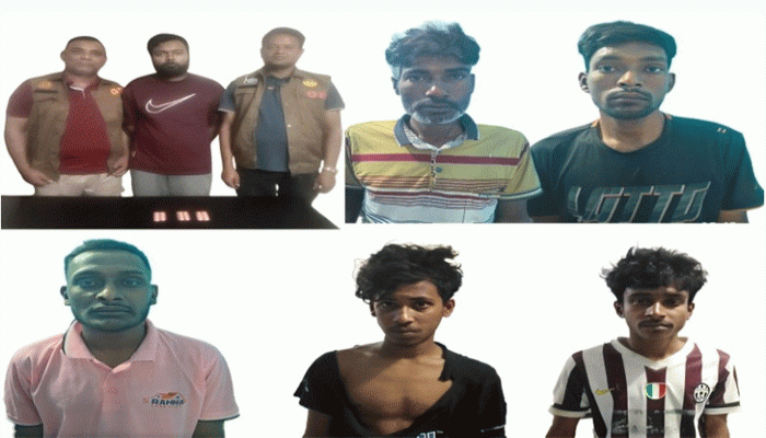 নগরীতে ট্যাপেন্টাডল ট্যাবলেট ও গাঁজা সহ মাদক কারবারী গ্রেপ্তার ৬