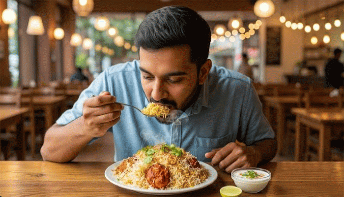 ৩ কৌশল মেনে চললেই বিরিয়ানি খেয়েও শরীরে মেদ জমবে না